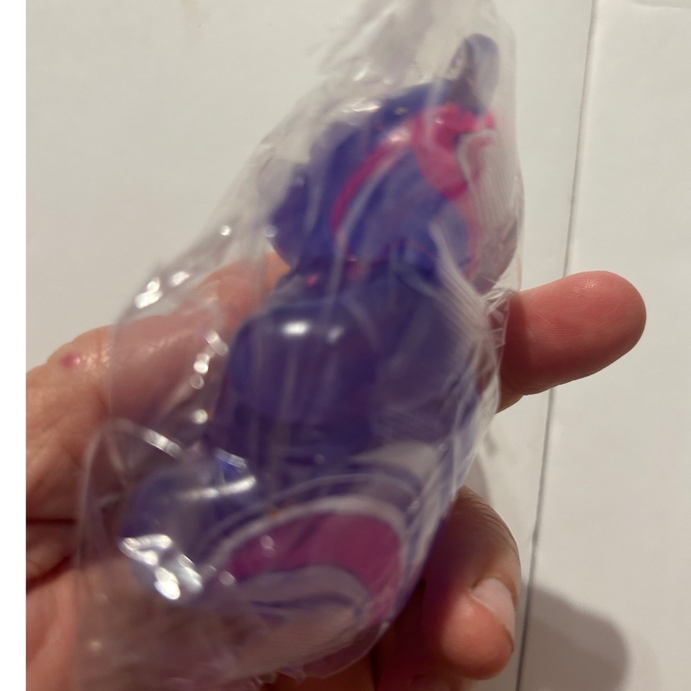 Purple Pink Marbled Squishy Fidget Sensory Toy Sealed Stress Relief Figure